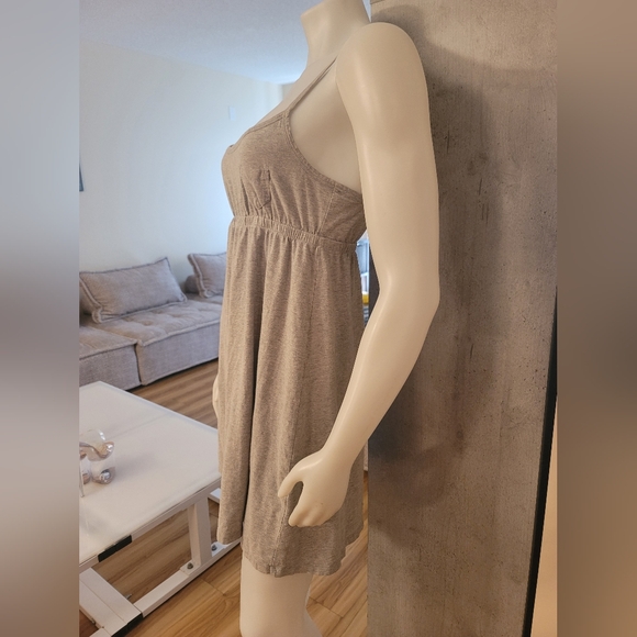 Finesse Heather Grey Mini Dress Summer Dress y2k - Picture 2 of 4